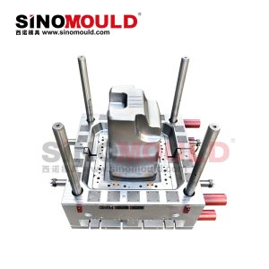 工业垃圾桶模具图1